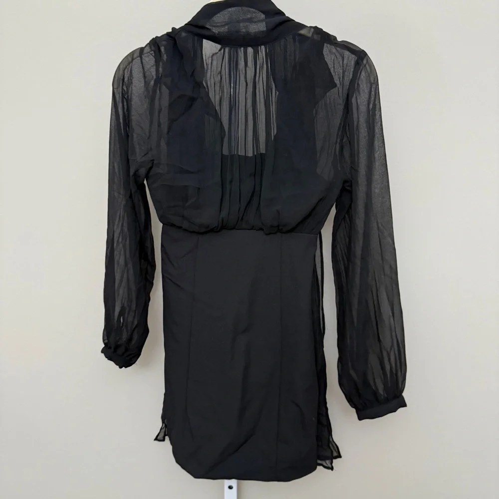 Zara Lace Long Sleeve Regular Size Dresses for Women size XS - Picture 5 of 5